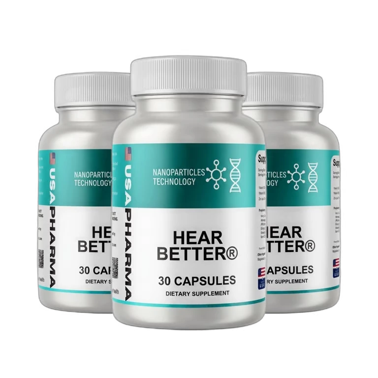 HearBetter 3 Bottle Pack – Advanced Hearing Support & Auditory Wellness Formula